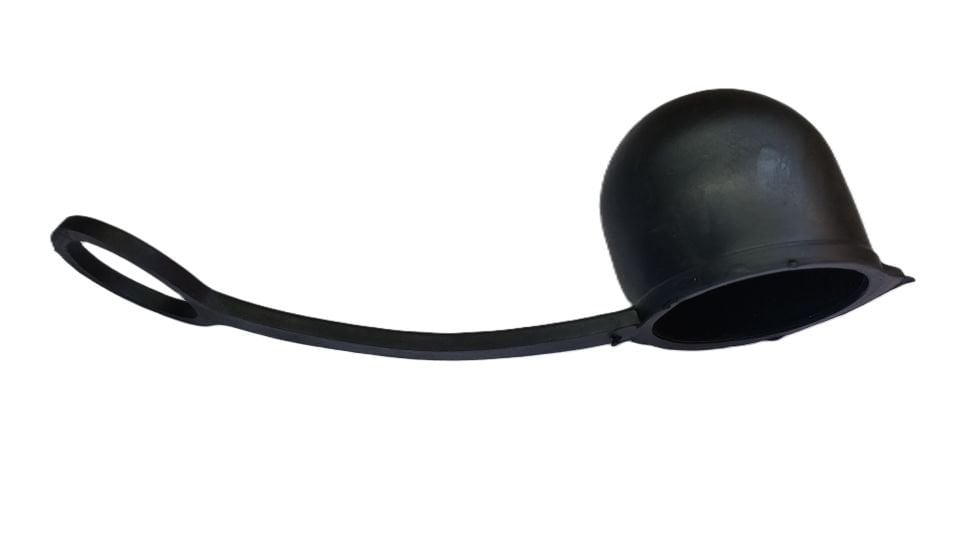 Aks Römork Çeki Demiri Topuz Kapağı Siyah/Kırmızı