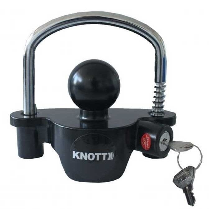 Knott Römork/Karavan Kaplin Güvenlik Kilidi - Topuz Tip