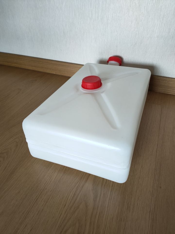 Karavan Atık (Gri) Su Bidonu (20 Litre) Süper Slim (Defolu)