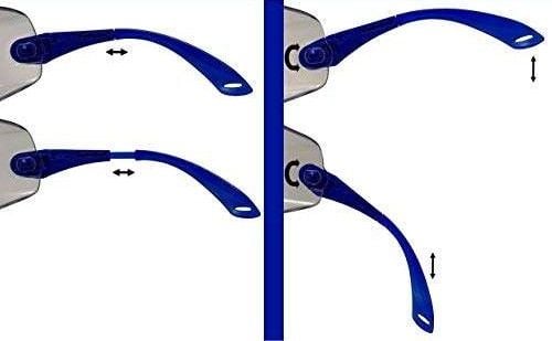 Gözlük üstü koruyucu sporcu gözlüğü (yetişkinler için)