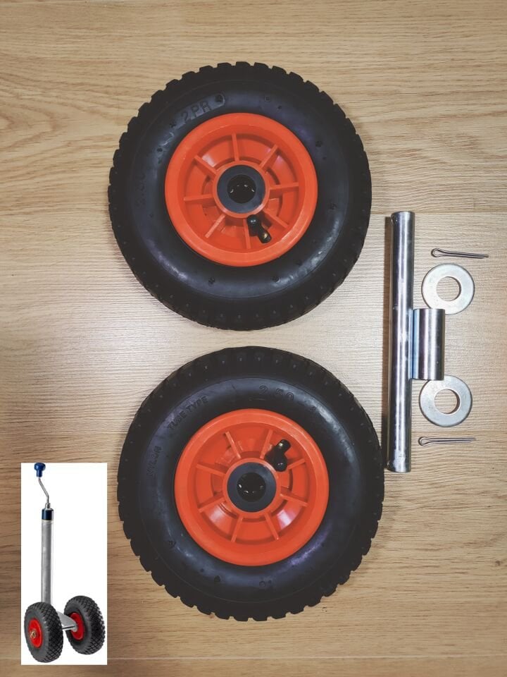 Karavan/Romörk pilot tekeri çift tekere dönüştürme seti