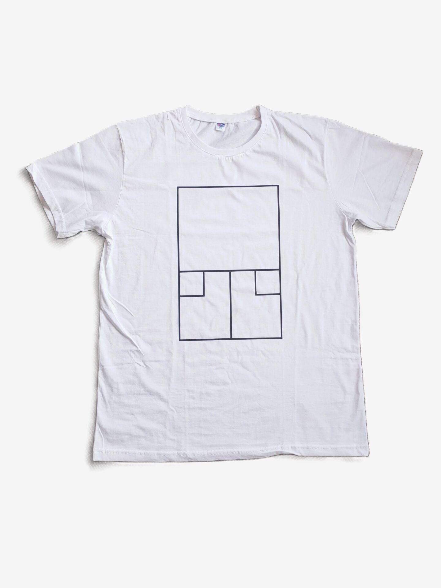 Squash kortu baskılı tişört