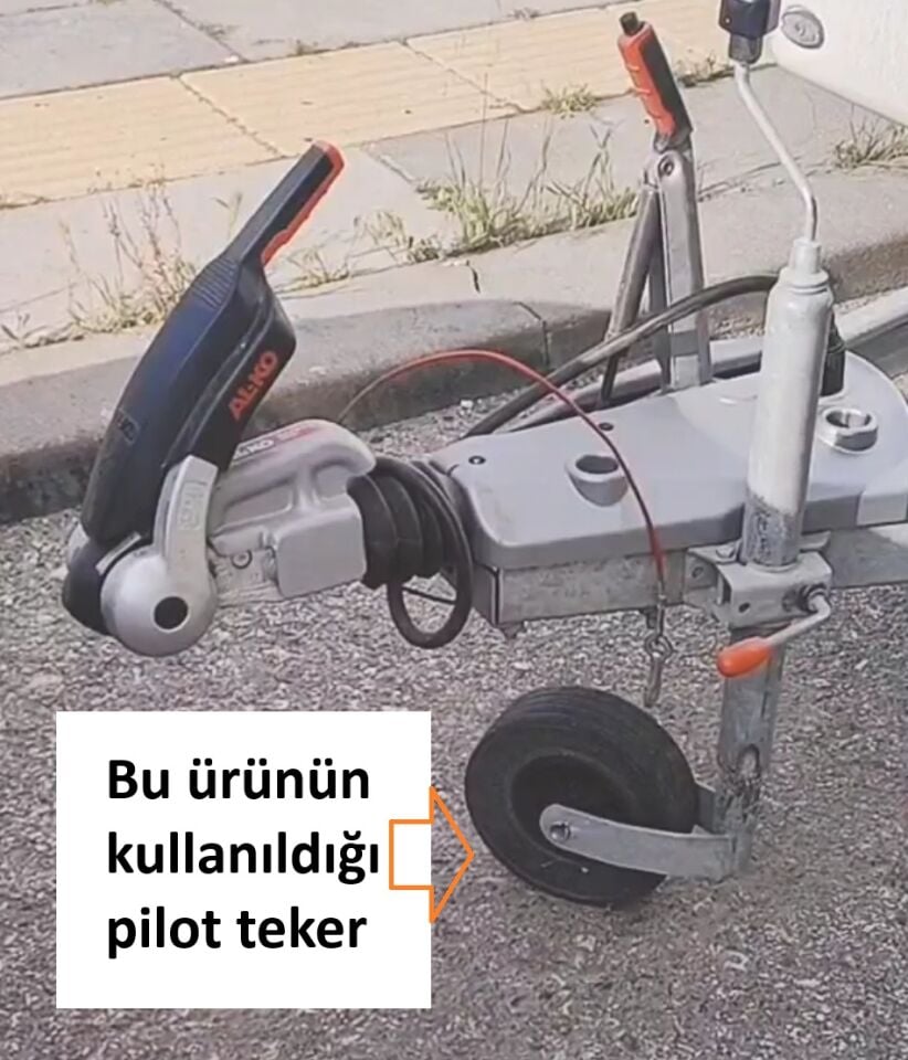 Karavan/Römork Pilot Tekeri Çift Tekere Dönüştürme Seti (Al-ko Pilot Teker için)