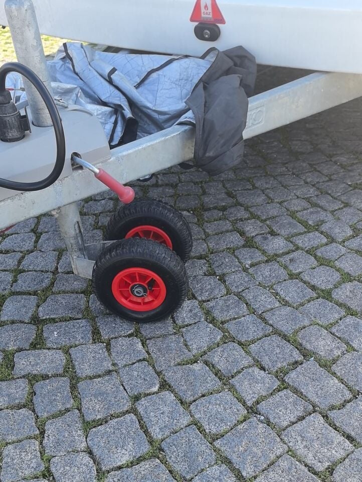 Karavan/Römork Pilot Tekeri Çift Tekere Dönüştürme Seti (Al-ko Pilot Teker için)